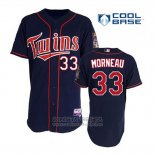 Camiseta Beisbol Hombre Minnesota Twins Justin Morneau 33 Azul Alterno Primera Cool Base
