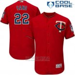 Camiseta Beisbol Hombre Minnesota Twins Miguel Sano Rojo Cool Base