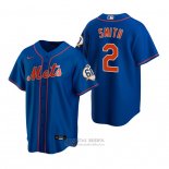 Camiseta Beisbol Hombre New York Mets Dominic Smith Alterno Azul
