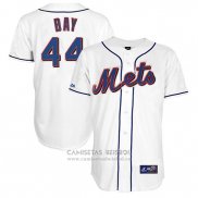 Camiseta Beisbol Hombre New York Mets Jason Bay Blanco Replica Jugador