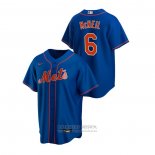 Camiseta Beisbol Hombre New York Mets Jeff Mcneil Replica Alterno Azul