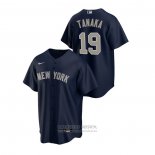 Camiseta Beisbol Hombre New York Yankees Masahiro Tanaka Replica Alterno Azul