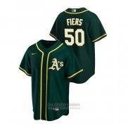 Camiseta Beisbol Hombre Oakland Athletics Mike Fiers Alterno Replica Verde