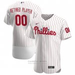 Camiseta Beisbol Hombre Philadelphia Phillies Primera Pick-A-Player Retired Roster Autentico Blanco Camiseta Beisbol Hombre Philadelphia Phillies Primera Pick-A-Player Retired Roster Autentico Blanco