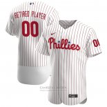 Camiseta Beisbol Hombre Philadelphia Phillies Primera Pick-A-Player Retired Roster Autentico Blanco