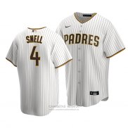 Camiseta Beisbol Hombre San Diego Padres Blake Snell 4 Replica Primera Marron Blanco