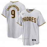 Camiseta Beisbol Hombre San Diego Padres Jake Cronenworth Primera Replica Blanco
