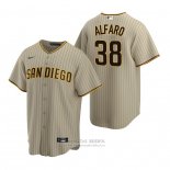 Camiseta Beisbol Hombre San Diego Padres Jorge Alfaro Sand Replica Alterno Marron