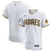 Camiseta Beisbol Hombre San Diego Padres Primera Elite Patch Blanco