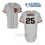 Camiseta Beisbol Hombre San Francisco Giants Barry Bonds 25 Gris Alterno Cool Base