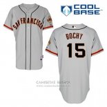 Camiseta Beisbol Hombre San Francisco Giants Bruce Bochy 15 Gris Cool Base