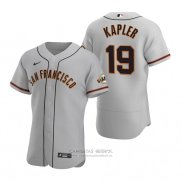 Camiseta Beisbol Hombre San Francisco Giants Gabe Kapler Autentico Road Gris