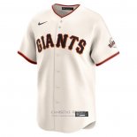 Camiseta Beisbol Hombre San Francisco Giants Mike Yastrzemski Primera Limited Crema