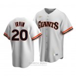 Camiseta Beisbol Hombre San Francisco Giants Monte Irvin Cooperstown Collection Primera Blanco