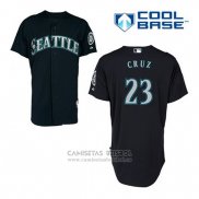 Camiseta Beisbol Hombre Seattle Mariners Nelson Cruz 23 Azul Alterno Cool Base