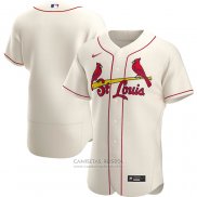 Camiseta Beisbol Hombre St. Louis Cardinals Ozzie Smith Gris Flex Base Autentico Collection