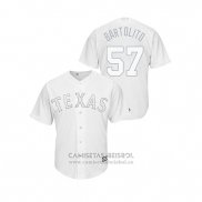 Camiseta Beisbol Hombre Texas Rangers Ariel Jurado 2019 Players Weekend Replica Blanco