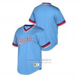 Camiseta Beisbol Hombre Texas Rangers Cooperstown Collection Mesh Wordmark V-Neck Azul
