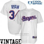 Camiseta Beisbol Hombre Texas Rangers Nolan Ryan Blanco Cooperstown Cool Base