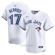 Camiseta Beisbol Hombre Toronto Blue Jays Jose Berrios Primera Limited Blanco