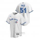 Camiseta Beisbol Hombre Toronto Blue Jays Ken Giles Replica Primera Blanco