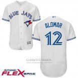 Camiseta Beisbol Hombre Toronto Blue Jays Roberto Alomar Blanco Flex Base