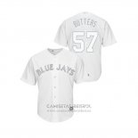 Camiseta Beisbol Hombre Toronto Blue Jays Trent Thornton 2019 Players Weekend Replica Blanco