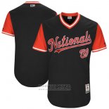 Camiseta Beisbol Hombre Washington Nationals Players Weekend 2017 Personalizada Negro