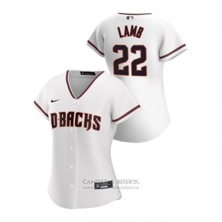 Camiseta Beisbol Mujer Arizona Diamondbacks Jake Lamb 2020 Replica Primera Blanco