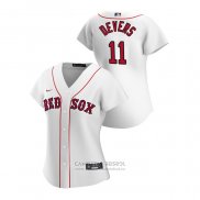 Camiseta Beisbol Mujer Boston Red Sox Rafael Devers 2020 Replica Primera Blanco