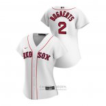 Camiseta Beisbol Mujer Boston Red Sox Xander Bogaerts 2020 Replica Primera Blanco