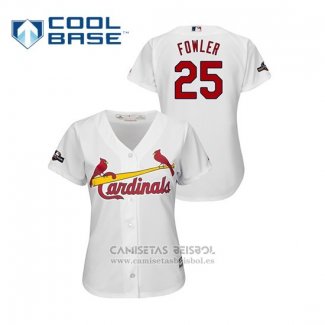 Camiseta Beisbol Mujer St. Louis Cardinals Yadier Molina 2020 Replica Primera Blanco