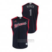 Camiseta Beisbol Nino Atlanta Atlanta Braves 2019 All Star Player National League Ozzie Albies Azul