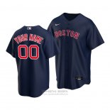 Camiseta Beisbol Nino Boston Red Sox Personalizada Replica Alterno 2020 Azul