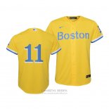 Camiseta Beisbol Nino Boston Red Sox Rafael Devers 2021 City Connect Replica Oro