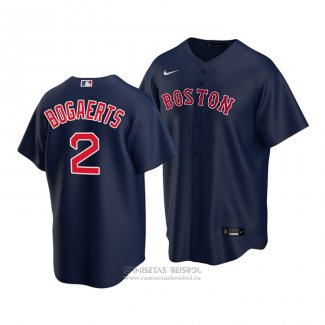 Camiseta Beisbol Nino Boston Red Sox Xander Bogaerts Replica Alterno 2020 Azul