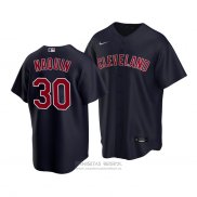 Camiseta Beisbol Nino Cleveland Indians Tyler Naquin Replica Alterno 2020 Azul