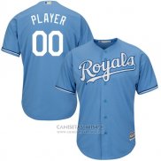 Camiseta Beisbol Nino Kansas City Royals Personalizada Azul2