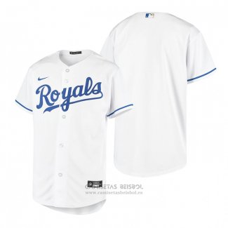 Camiseta Beisbol Nino Kansas City Royals Replica Primera Blanco