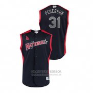 Camiseta Beisbol Nino Los Angeles Dodgers 2019 All Star Player National League Joc Pederson Azul