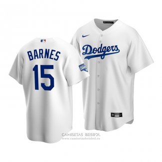 Camiseta Beisbol Nino Los Angeles Dodgers Austin Barnes 2020 Primera Replica Blanco