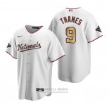 Camiseta Beisbol Nino Washington Nationals Eric Thames 2020 Gold Program Replica Blanco