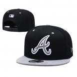 Gorra Atlanta Braves 9FIFTY Snapback Gris Negro