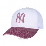 Gorra New York Yankees Blanco Rosa