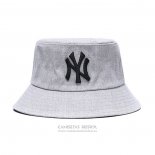 Sombrero Pescador New York Yankees Gris