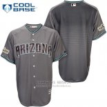 Camiseta Beisbol Hombre Arizona Diamondbacks 2017 Postemporada Gris Cool Base