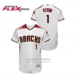 Camiseta Beisbol Hombre Arizona Diamondbacks Jarrod Dyson Autentico Flex Base Blanco Rojo