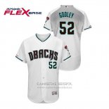 Camiseta Beisbol Hombre Arizona Diamondbacks Zack Godley Autentico Flex Base Blanco