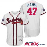 Camiseta Beisbol Hombre Atlanta Braves 47 Tom Glavine Blanco 2017 All Star Flex Base