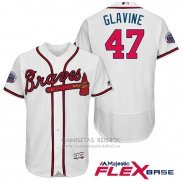 Camiseta Beisbol Hombre Atlanta Braves 47 Tom Glavine Blanco 2017 All Star Flex Base